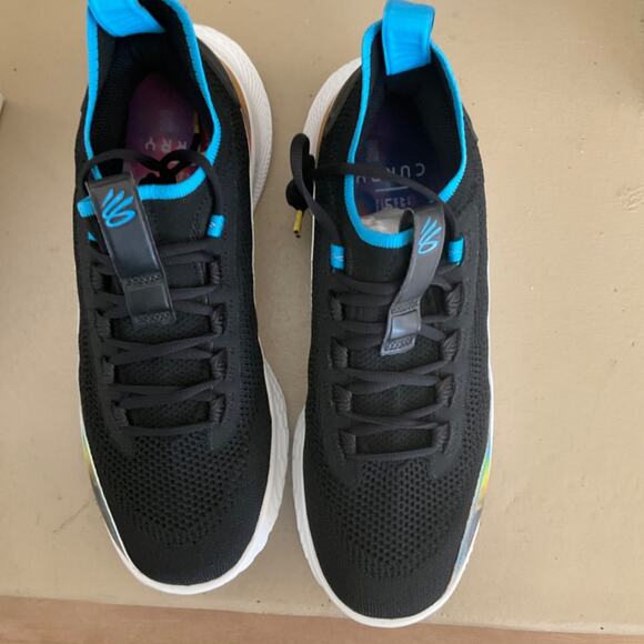 NIB Under Armour Curry shoes 8 PRNT Flow Tie Dye black collectors 12 limited - Picture 12 of 14